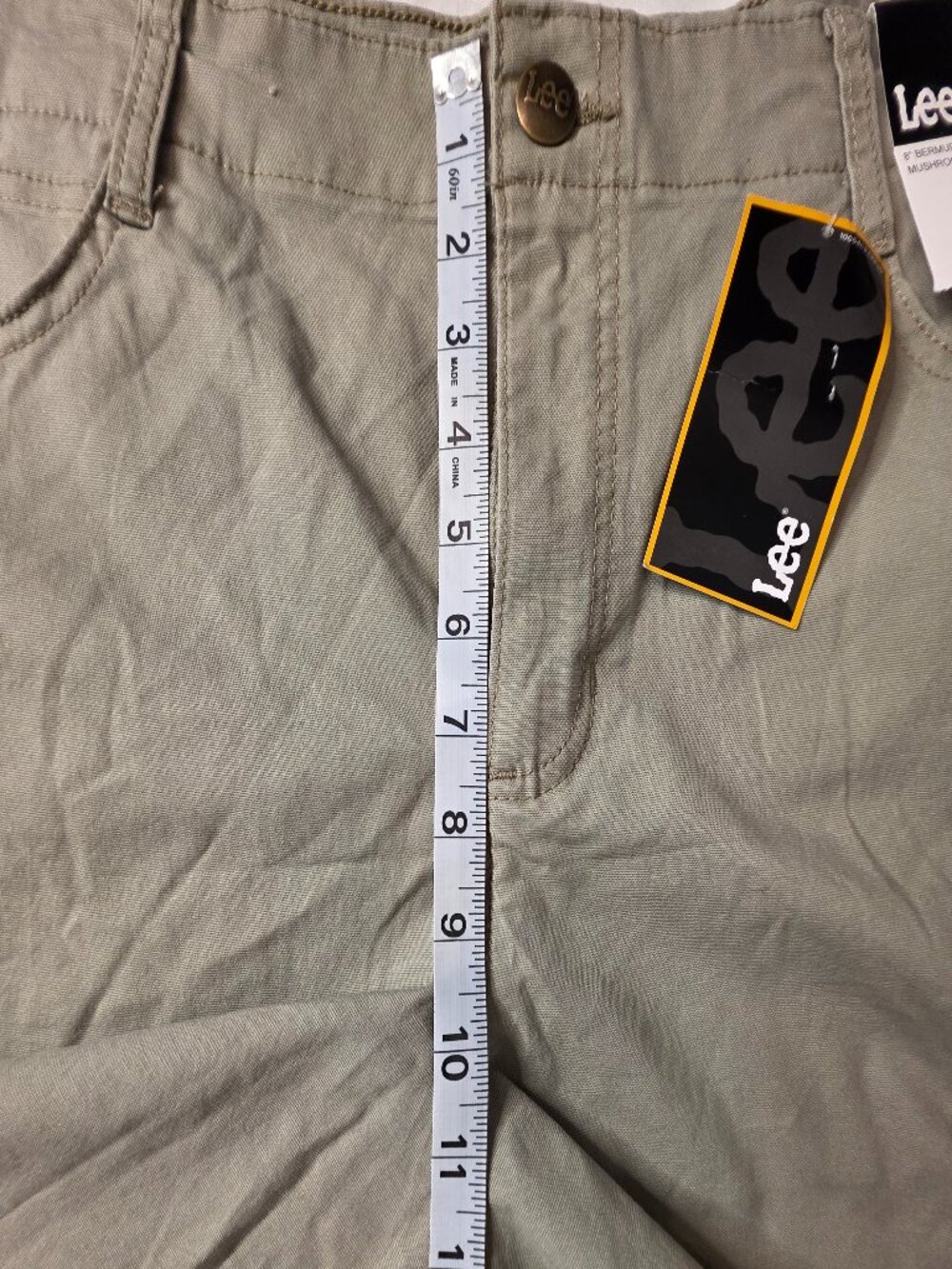 NWT Lee 8" Bermuda Women's Shorts, Size 14 - Picture 7 of 10